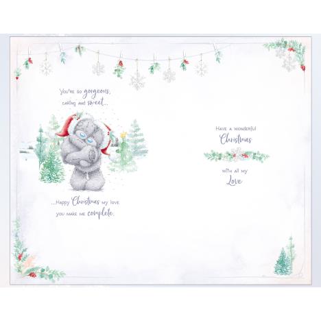 Lovely Wife Luxury Me to You Bear Christmas Card Extra Image 1